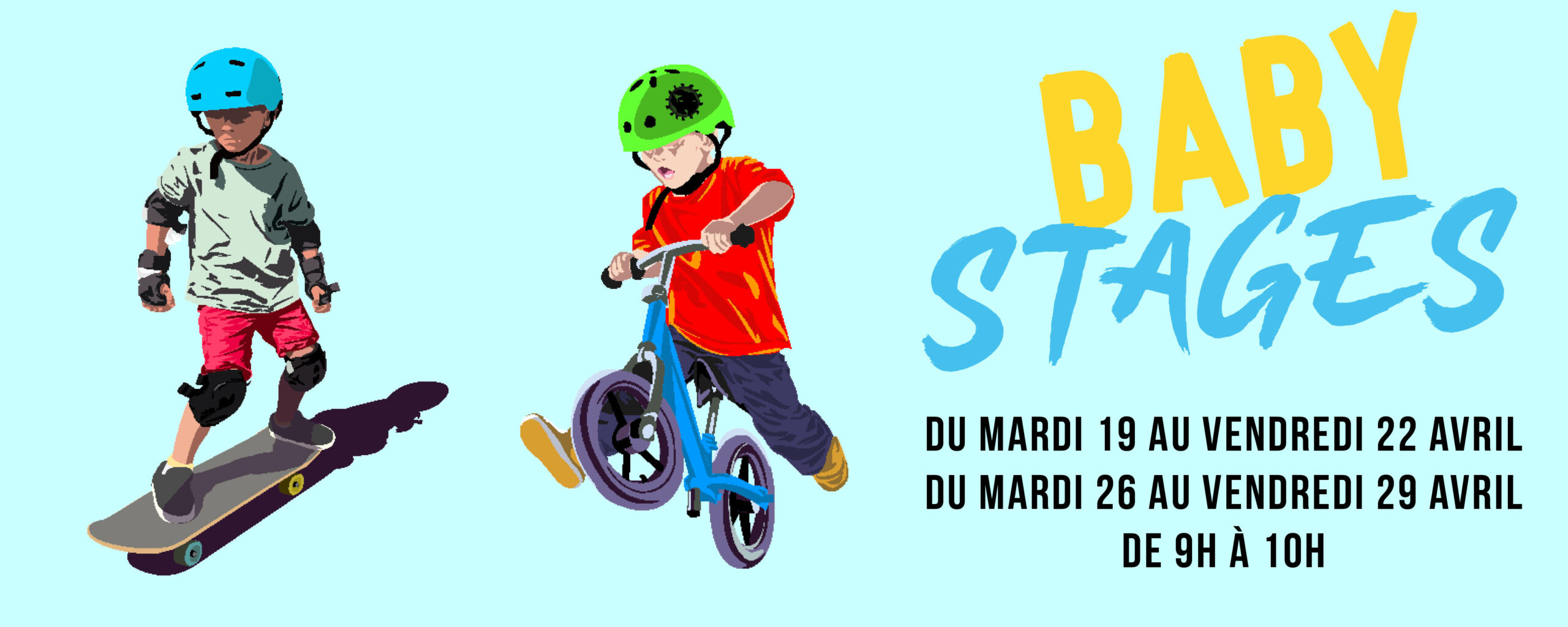 STAGES DRAISIENNE & BABYSKATE (VACANCES D’AVRIL)