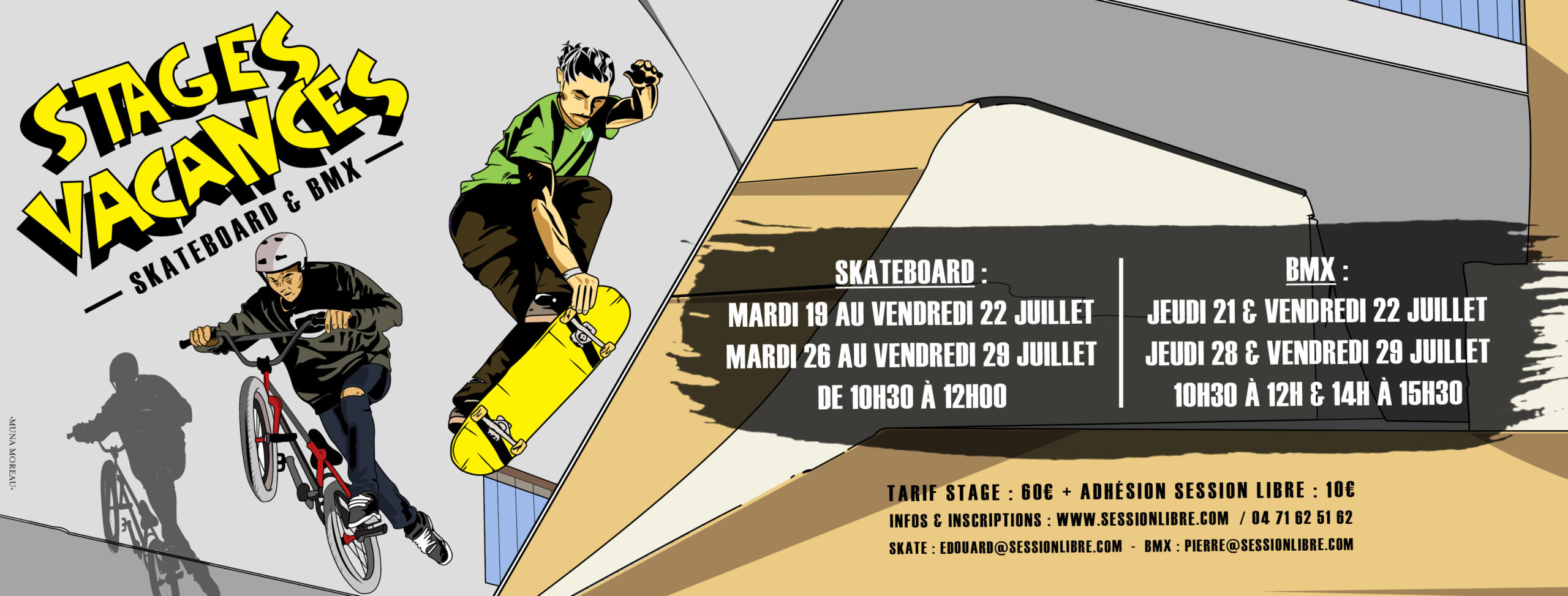 STAGES SKATE / BMX (Juillet 2022)